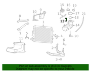 Genuine Porsche parts diagram