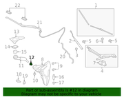 Genuine Porsche parts diagram
