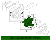 Genuine Porsche parts diagram