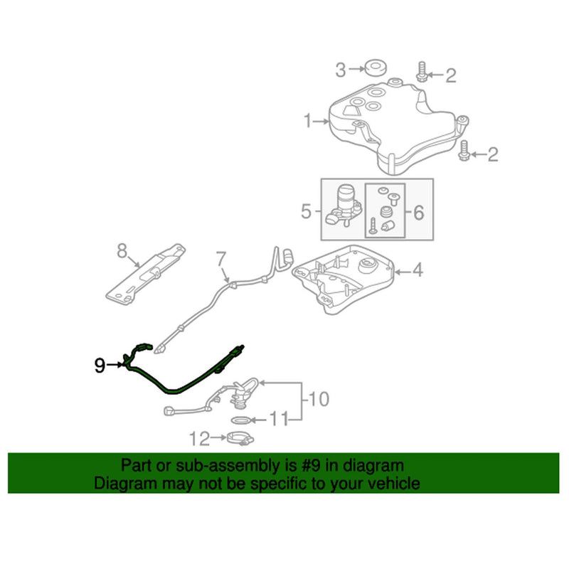 VW Diesel Exhaust Fluid (DEF) Injector Feed Line 561131984E – Genuine VW/Audi