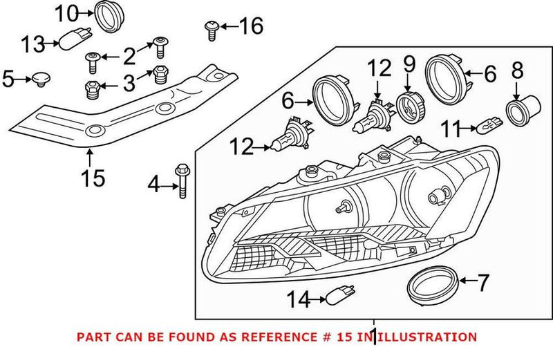 Radiator Support Bracket – Driver Side Upper