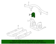 Genuine Porsche parts diagram