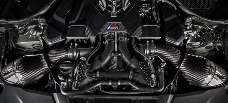 Eventuri Black Carbon Intake With Shroud Set For BMW F90 M5 - EVE-F9XM5M8-CF-INT