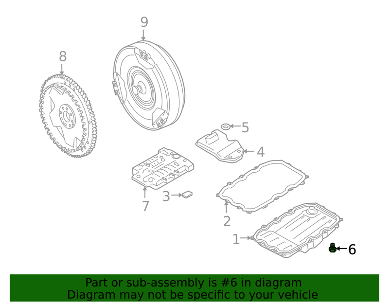 Genuine Porsche parts diagram
