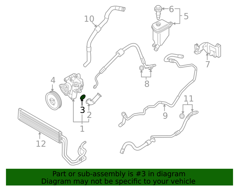 Genuine Porsche parts diagram