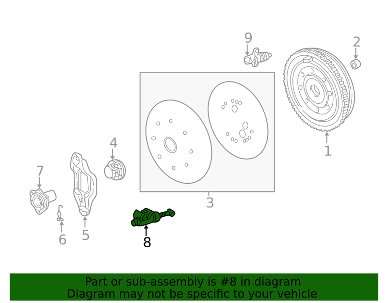 Genuine Porsche parts diagram