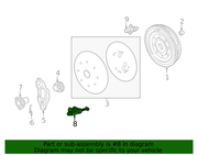 Genuine Porsche parts diagram