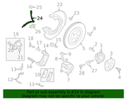 Genuine Porsche parts diagram
