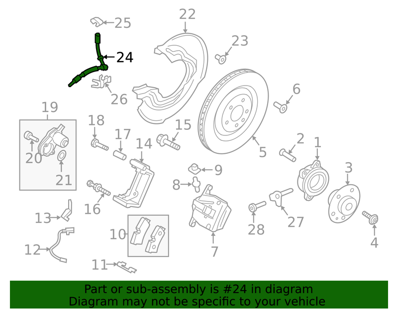 Genuine Porsche parts diagram