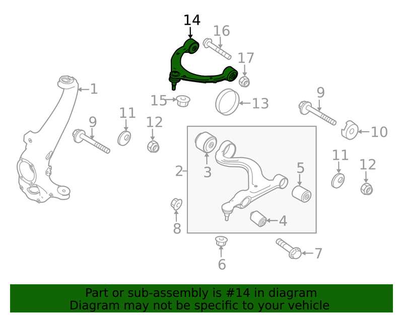 Genuine Porsche parts diagram