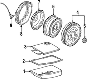 Genuine Porsche parts diagram