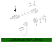 Genuine Porsche parts diagram