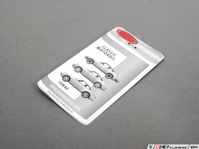 Porsche Classic Oil Change Service Label - 20W-50