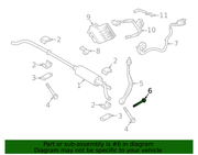 Genuine Porsche parts diagram
