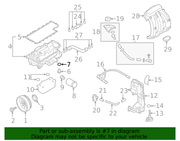 Genuine Porsche parts diagram