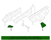 Genuine Porsche parts diagram
