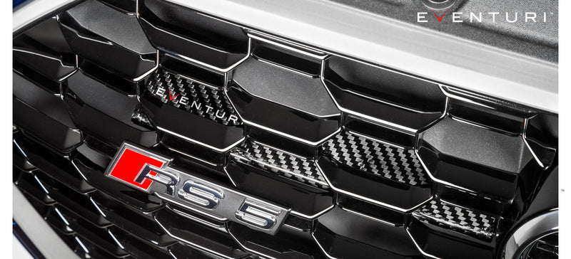Eventuri Black Carbon Intake with secondary duct For Audi B9 RS5 - EVE-B9RS5-CF-INT