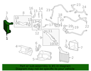 Genuine Porsche parts diagram