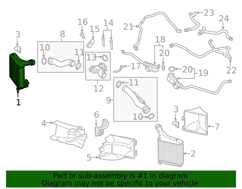 Genuine Porsche parts diagram