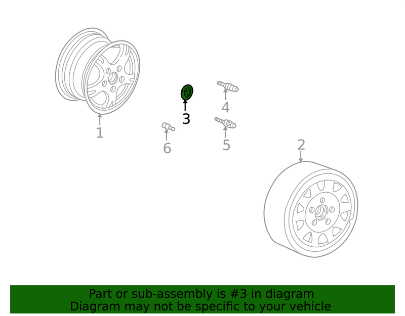 Genuine Porsche parts diagram