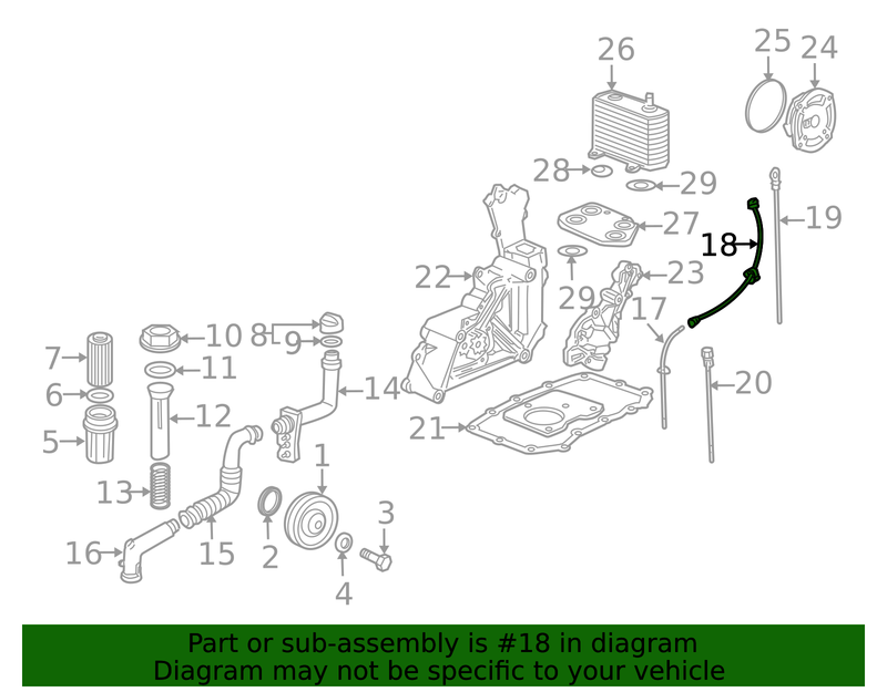 Genuine Porsche parts diagram