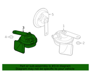 Genuine Porsche parts diagram