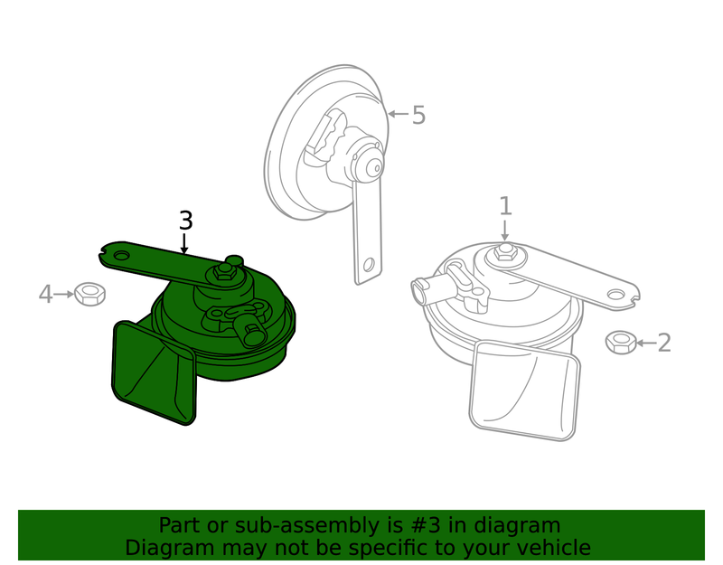 Genuine Porsche parts diagram