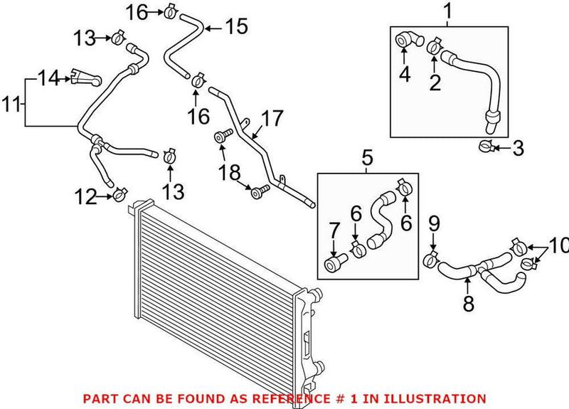 Radiator Coolant Hose – Upper