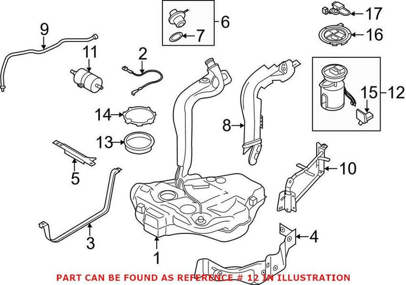 VW Electric Fuel Pump 5C0919051F