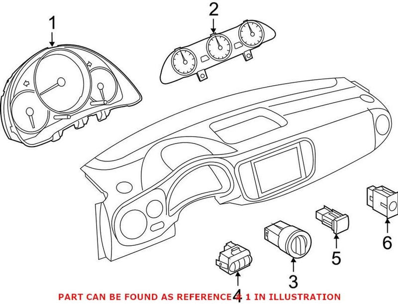 VW Instrument Cluster 5C5920976D