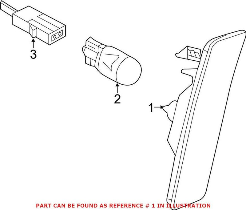 Bumper Side Marker – Driver Side