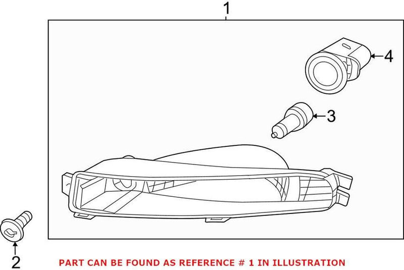 VW Turnsignal Light – Driver Side 5C5953041A