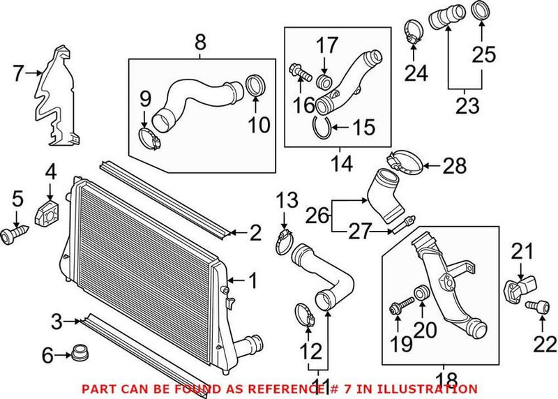 Radiator Support Baffle – Driver Side