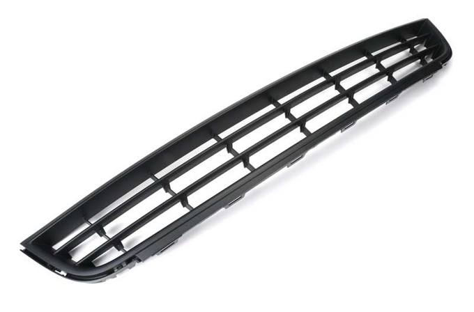 VW Bumper Cover Grille – Front Center (Satin Black) 5C68536779B9