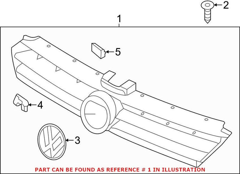 Grille (Satin Black/Aluminum)