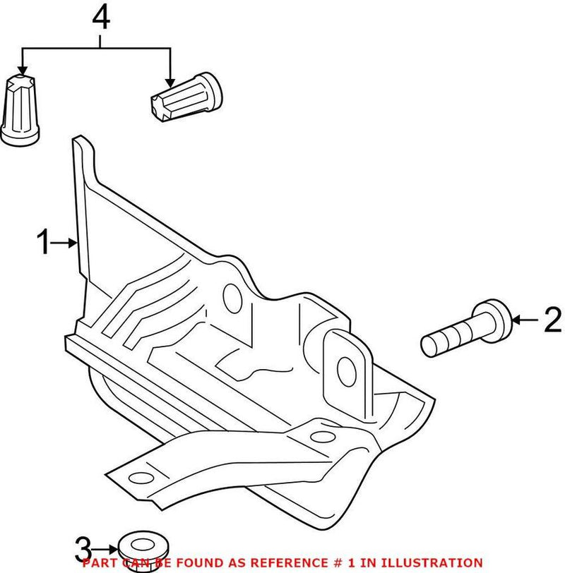 VW Mud Guard – Front Driver Side 5G0854857