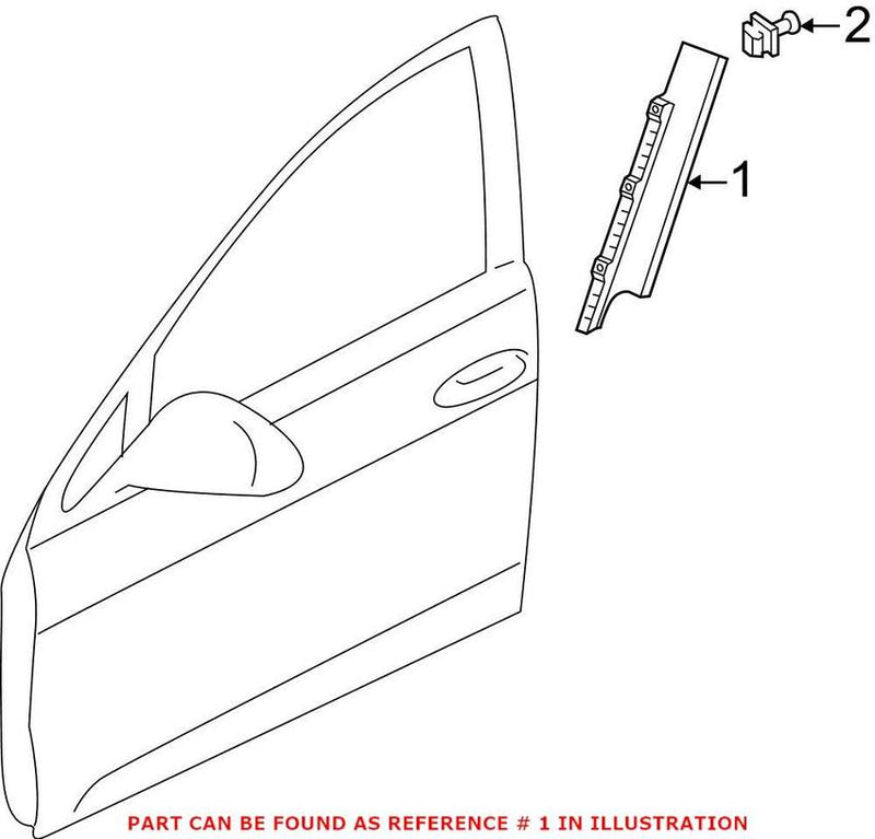 VW Door Applique – Front Driver Side 5GM837901B041