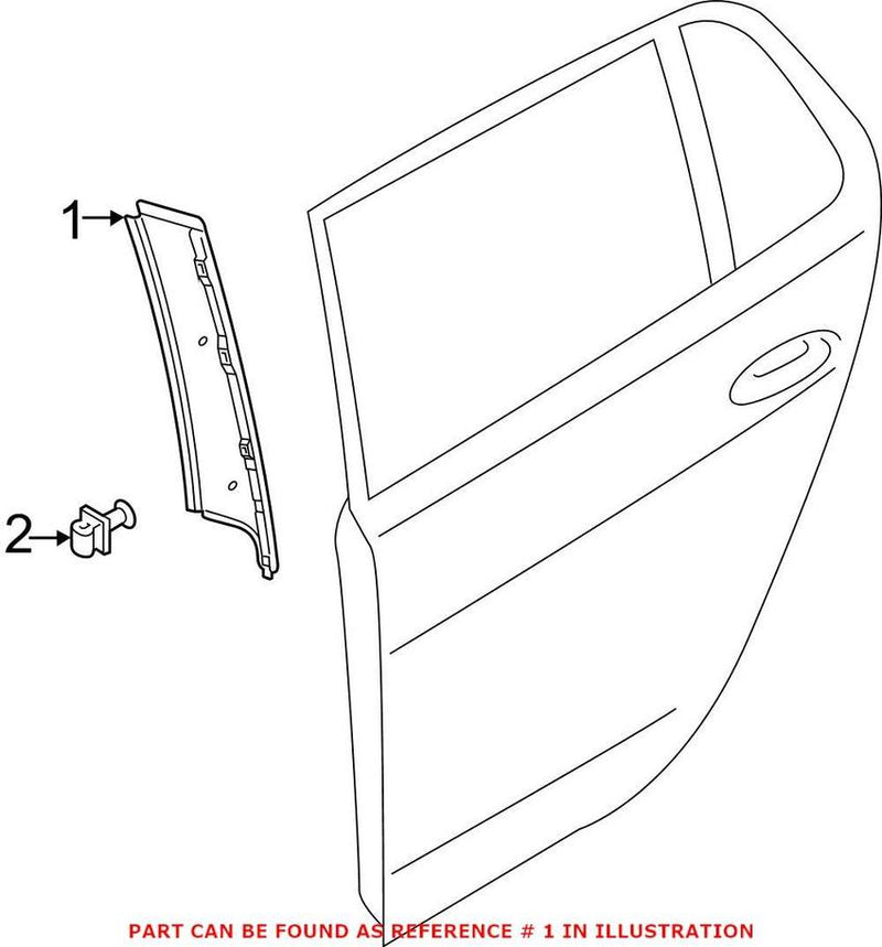 VW Door Applique – Rear Driver Side 5GM839901A041