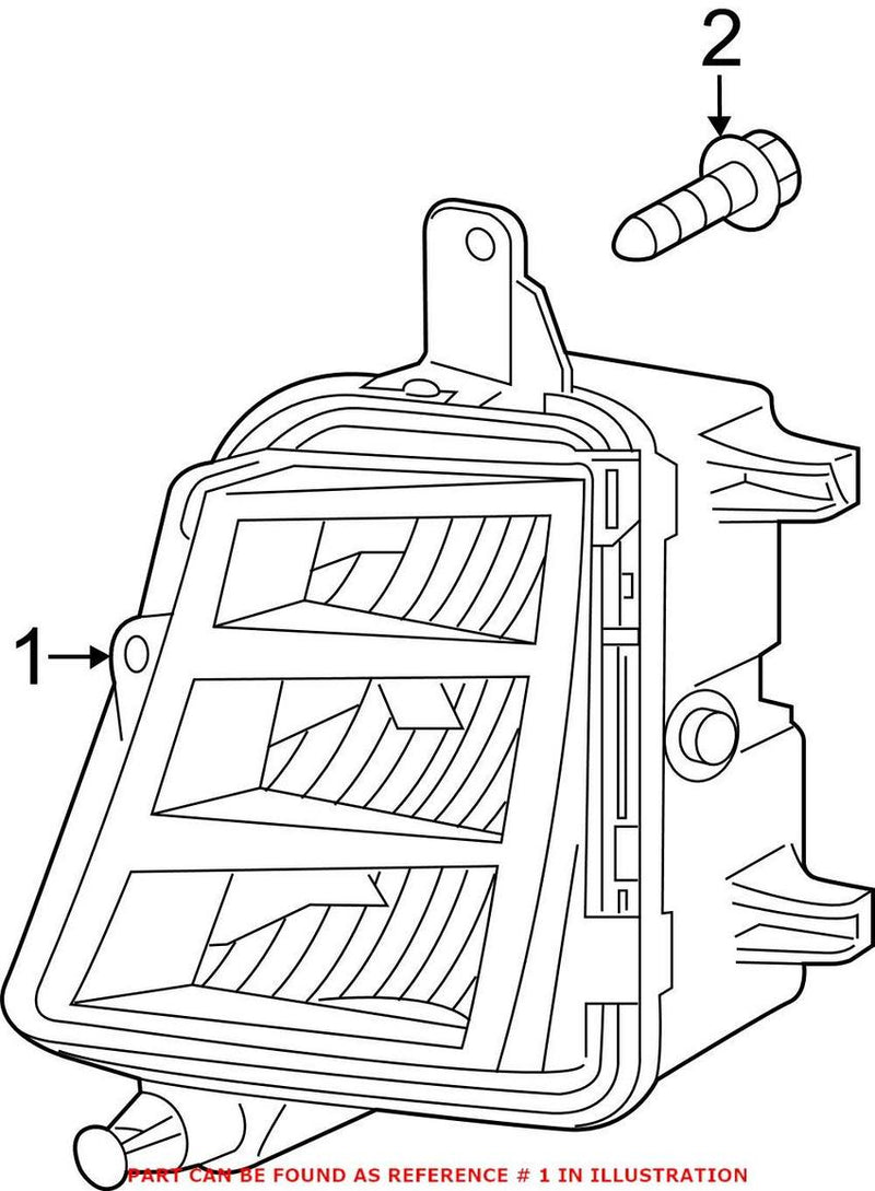 Foglight Assembly – Driver Side (LED)