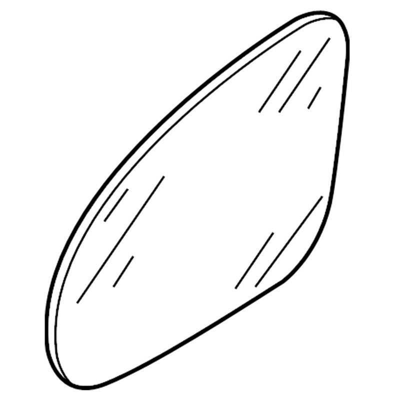 Side Mirror Glass – Driver Side (Flat)