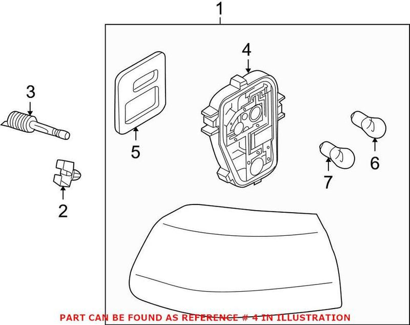 VW Turn Signal Light Socket – Rear Driver Side 5K0945257