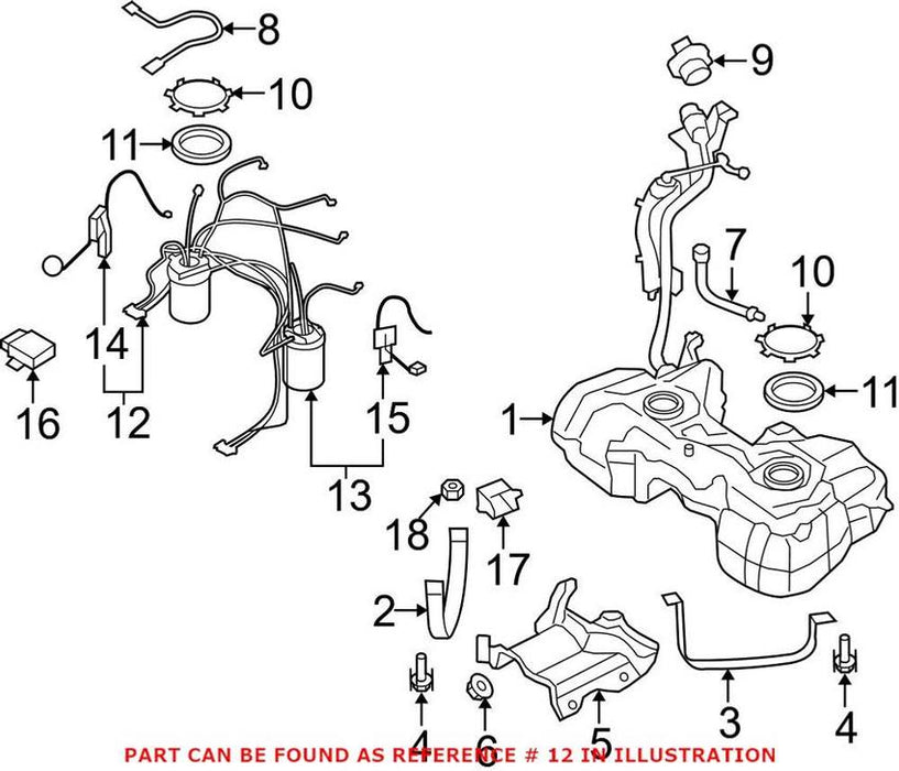 Genuine VW/Audi Electric Fuel Pump 5N0919087J