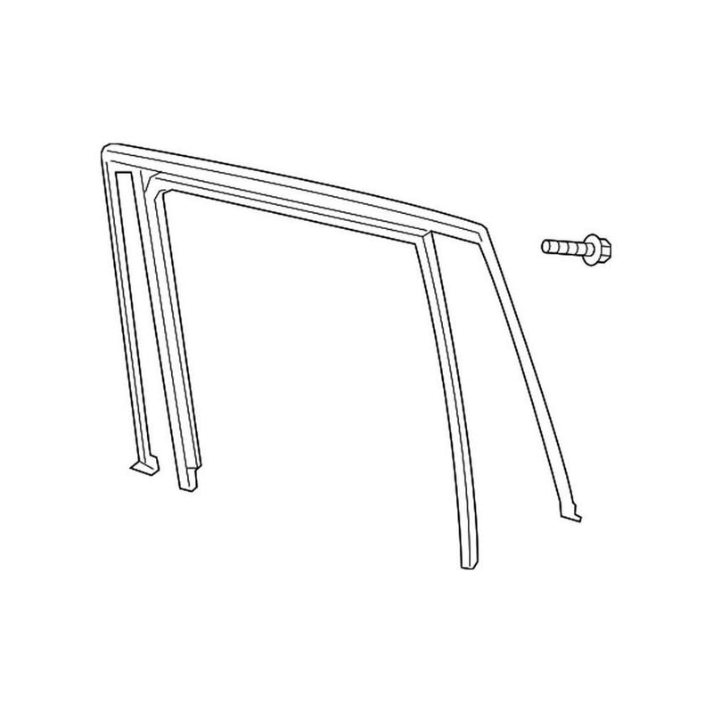 VW Window Channel – Rear Passenger Side 5NN839432AVNH