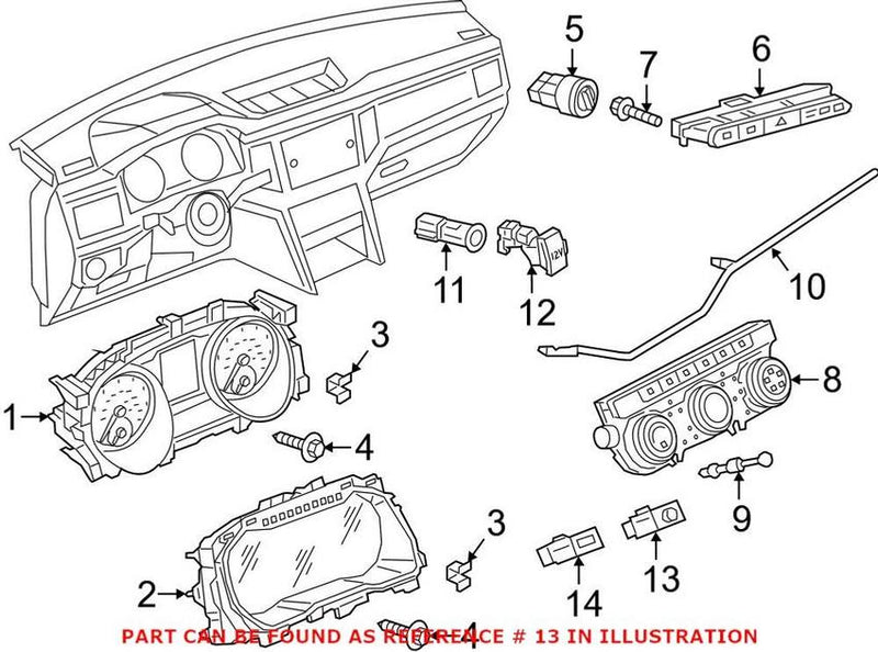 VW Audio Auxiliary Jack 5Q0035726M