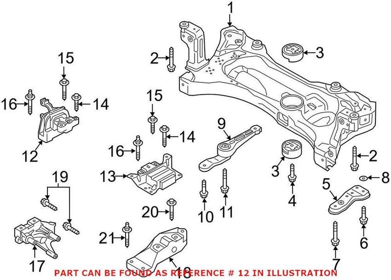 Genuine VW/Audi Engine Mount 5Q0199262BK – Genuine VW/Genuine VW/Audi