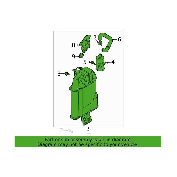 Genuine VW/Audi Vapor Canister 5Q0201797Q – Genuine VW/Genuine VW/Audi