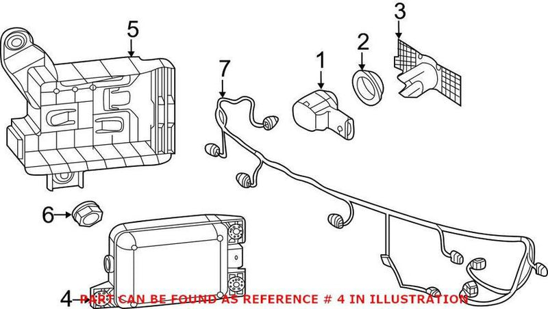 Blind Spot Detection System Warning Sensor – Passenger Side