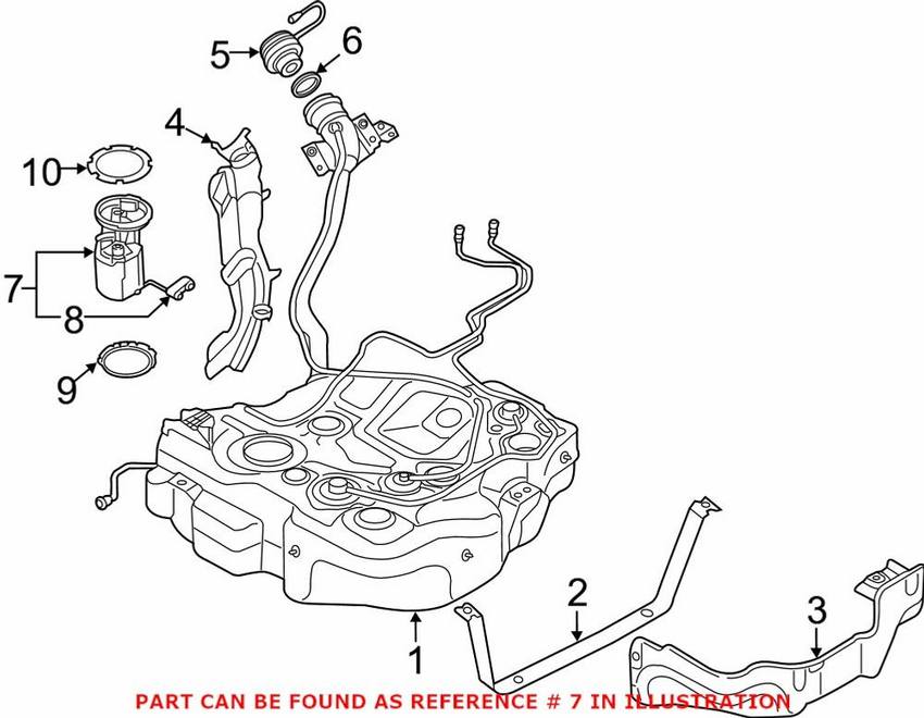 Genuine VW/Audi VW Electric Fuel Pump 5Q0919051BK