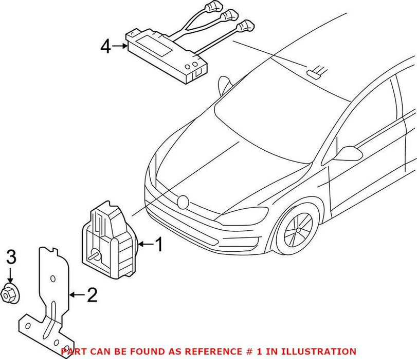 VW Anti-Theft Alarm Siren 5Q0951605A