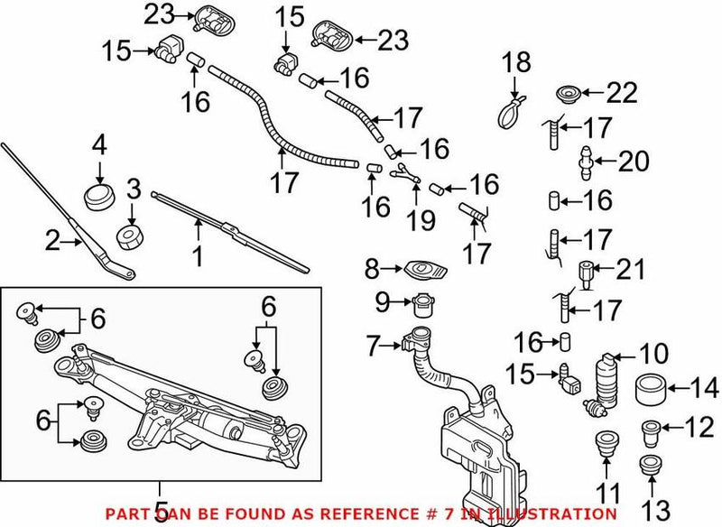 Genuine VW/Audi Washer Fluid Reservoir 5Q0955453R – Genuine VW/Genuine VW/Audi